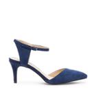 Sole Society Sole Society Laurent Ankle Strap Mid Heel - Deep Blue