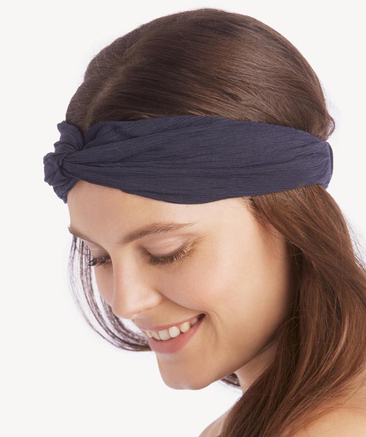Sole Society Sole Society Turban Headband Navy One Size