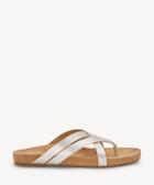 Lucky Brand Lucky Brand Fillima Strappy Flats Sandals Nickel Size 6 Leather From Sole Society