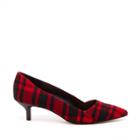 Sole Society Sole Society Desi Kitten Heel Pump - Red Black-7.5