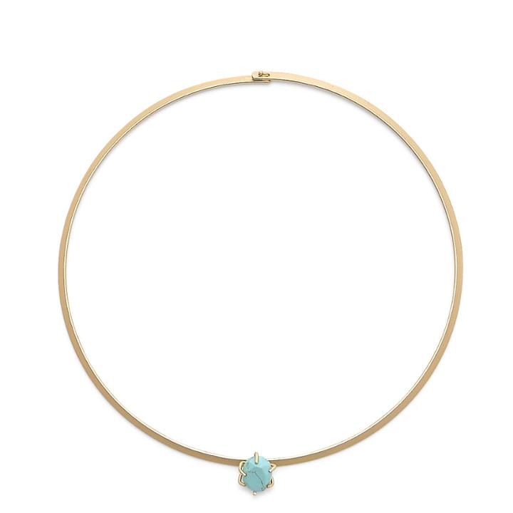 Sole Society Sole Society Modern Stone Choker - Turquoise