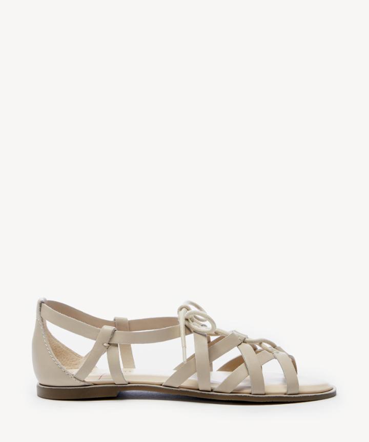Sole Society Sole Society Gillian Gladiators Flats Sandals Nomad Size 5 Leather