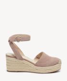 Sole Society Sole Society Channing Espadrille Wedges Dusty Rose Size 5 Fabric