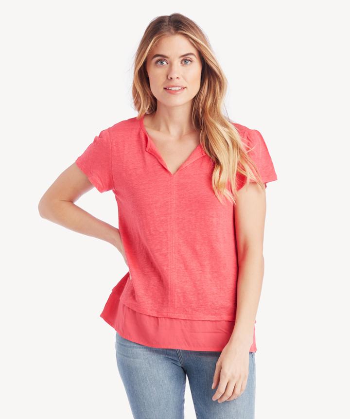 Sanctuary Sanctuary Uptown Tee Azalea Size Extra Small From Sole Society