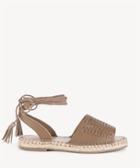 Sole Society Sole Society Clover Lace Up Espadrille Sand Size 5 Leather