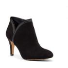 Sole Society Sole Society Roxine Almond Toe Suede Bootie - Black