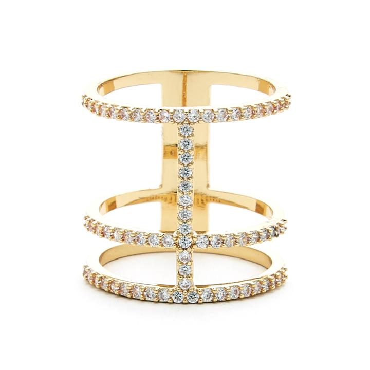 Sole Society Sole Society Cutout Cocktail Ring