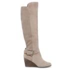 Sole Society Sole Society Paloma Wedge Boot - Taupe-5