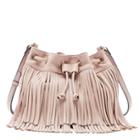 Sole Society Sole Society Jones Fringe Mini Bucket - Blush