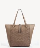 Sole Society Sole Society Clarice Tote Vegan Woven Tote - Taupe-one Size
