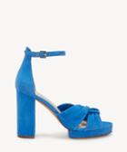 Vince Camuto Vince Camuto Corlesta Knotted Sandals Mykonos Blue Size 5 Suede From Sole Society