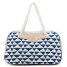 Sole Society Sole Society Getaway Fabric Weekender - Navy Cream