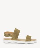 Lucky Brand Lucky Brand Madgey Flats Sandals Drab Size 5 Leather From Sole Society