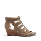Sole Society Sole Society Freyaa Lace Up Wedge Sandal - Brindle-5