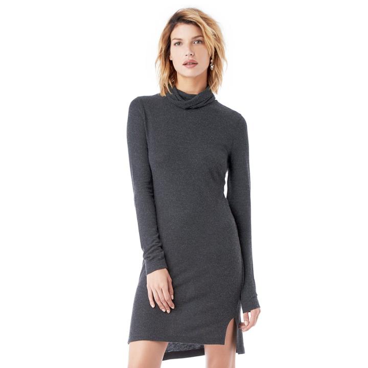 Heather Heather Brushed Hacci Dress - Heather Charcoal