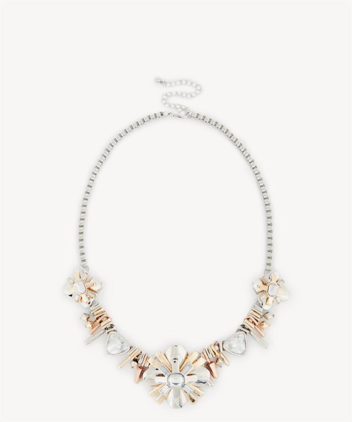 Sole Society Sole Society Galactica Statement Necklace Silver Combo One Size Os