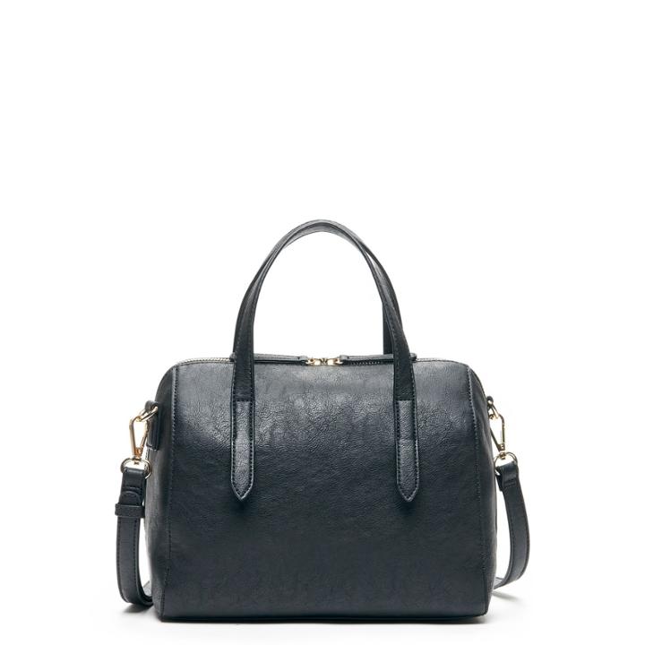 Sole Society Sole Society Morey Small Vegan Satchel - Black-one Size