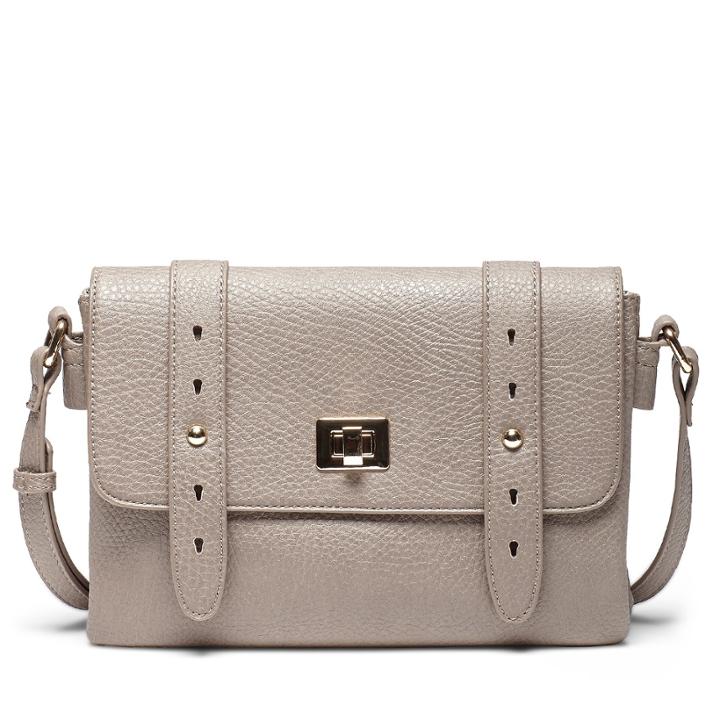 Sole Society Sole Society Gia Crossbody W/ Front Flap - Grey-one Size