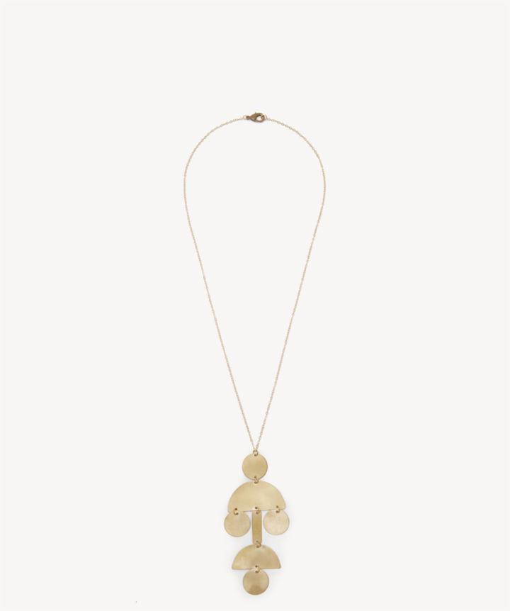 Sole Society Sole Society Geo Statement Necklace Gold One Size Os