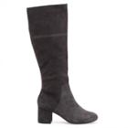 Sole Society Sole Society Kaedee Block Heel Tall Boot - Charcoal-8