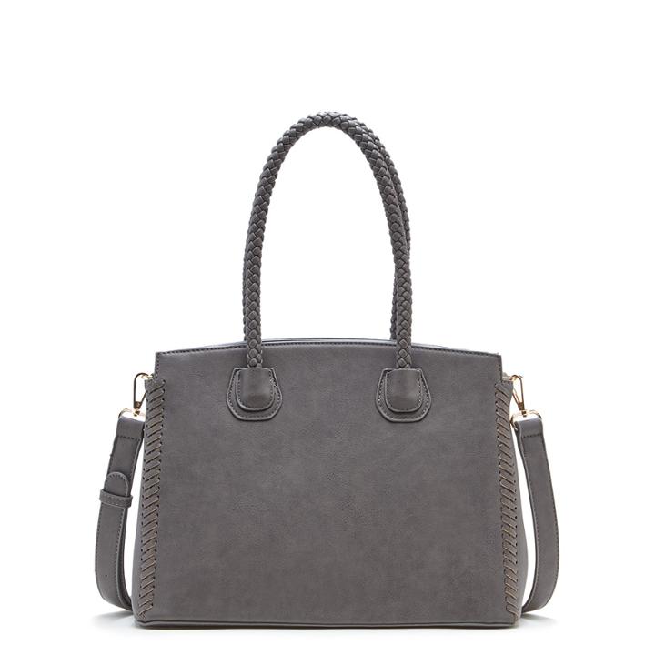 Sole Society Sole Society Lexington Whipstitch Handle Satchel - Slate