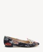 Sole Society Women's Libry Bejeweled Flats Midnight Floral Size 5 Fabric From Sole Society