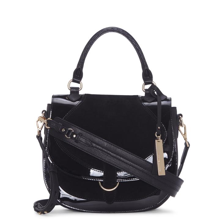 Vince Camuto Vince Camuto Haven Flap Satchel Bag Black From Sole Society