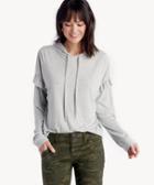 Sanctuary Sanctuary Audra Ruffle Hoodie Heather Grey Size Extra Small From Sole Society