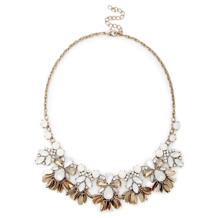 Sole Society Sole Society Enchantment Statement Necklace - Moonstone Combo