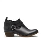 Lucky Brand Lucky Brand Boomer Leather Ankle Bootie - Black-6