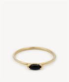 Sole Society Sole Society Petite Stone Ring Black One Size Os