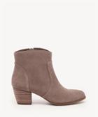 Sole Society Sole Society Romy Western Bootie Taupe Size 5 Suede