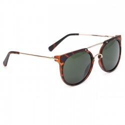 Solesociety Sole Society Cami Round Bar Sunglasses - Matte Tortoise-one Size
