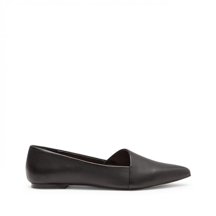 Sole Society Sole Society Billy Pointed Toe Flat - Black-7