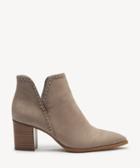 Sole Society Women's Dalphine V Cut Bootie Porcini Size 5 Leather From Sole Society