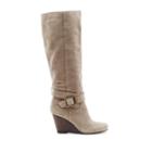 Sole Society Sole Society Valentina Knee High Wedge Boot - Taupe