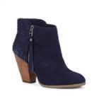 Sole Society Sole Society Zada Woven Ankle Bootie - New Navy-6