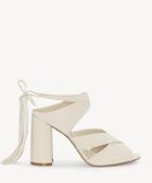 Louise Et Cie Louise Et Cie Women's Kaelina Strappy Block Heels Sandals Vanilla Size 5 Suede From Sole Society