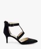 Sole Society Sole Society Edelyn T Strap Pumps Black Size 6 Suede