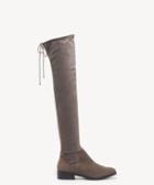 Sole Society Sole Society Ravenna Stretch Boots Mushroom Size 6.5 Microsuede Suede