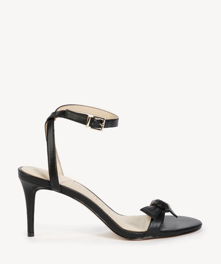Sole Society Sole Society Avrilie Bow Sandals Black Size 5 Suede