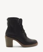 Lucky Brand Lucky Brand Women's Borelis Lace Up Bootie Black Size 5 Leather From Sole Society