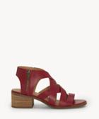 Lucky Brand Lucky Brand Women's Nayeli Cutout Sandals Garnet Size 5 Leather From Sole Society