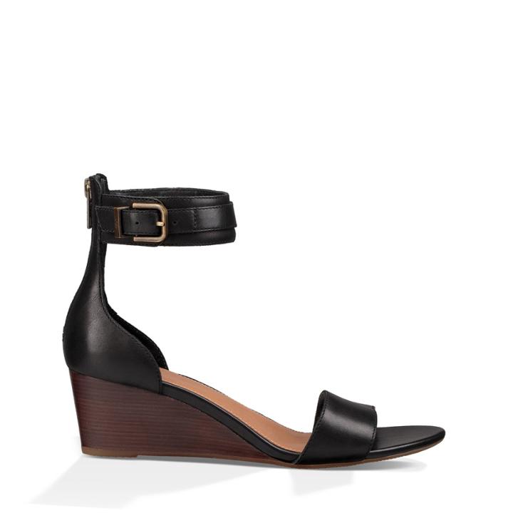 Ugg Ugg &reg; Char Stacked Wedge Sandal - Black