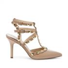Sole Society Sole Society Tiia Studded T-strap Heel - Adobe
