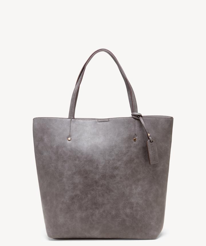 Sole Society Women's Nuddo Tote Vegan Grey From Sole Society
