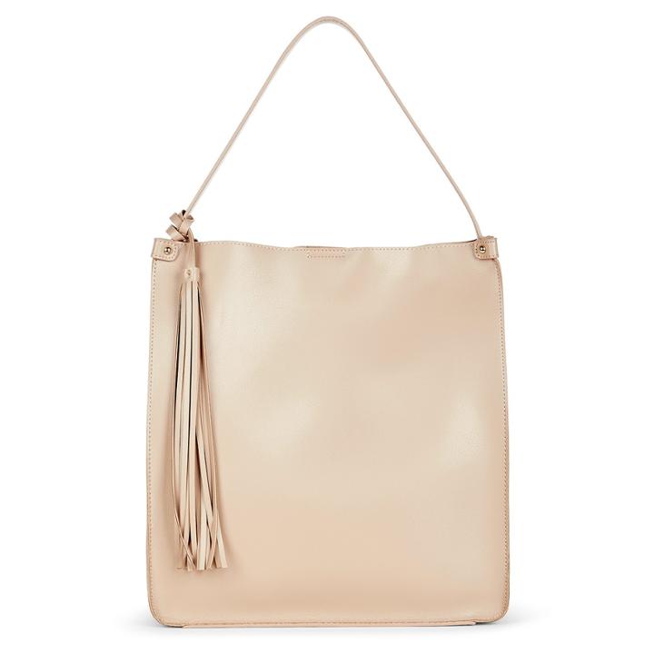 Sole Society Sole Society Karlie Vegan Bucket W/ Tassel - Blush