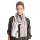Sole Society Sole Society Stripe Cashmere Scarf - Natural-one Size