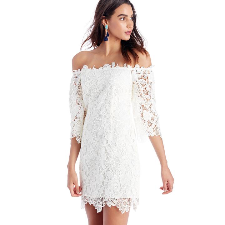Astr Astr Madeline Dress - Ivory-x-small