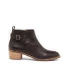 Lucky Brand Lucky Brand Harpiee Leather Bootie - Black-7.5